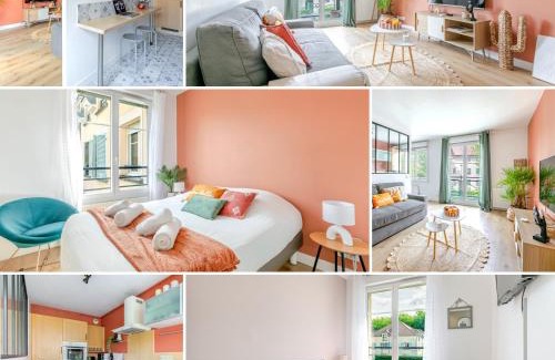 Serris Apartment | Le Chaleureux - 5 min Disneyland - Parking - Netflix - Wifi