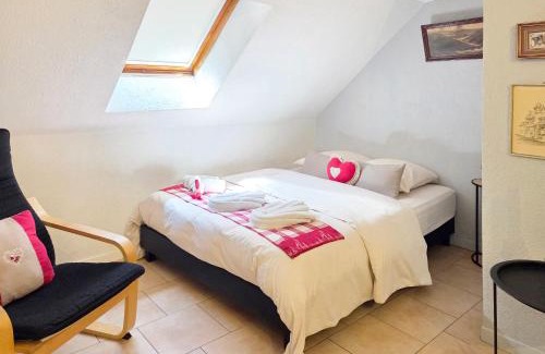 Sainte-Croix-en-Plaine Apartment | Le cigogneau-studio alcôve au calme