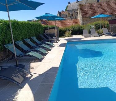 Salignac-Eyvignes House | Le Clos de la Musardise - Gîtes de Charme avec Piscine Chauffée