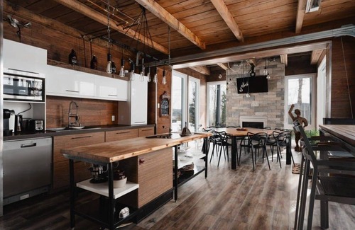 Saint Come Ski Chalet | Le Club House - Roof Jacuzzi