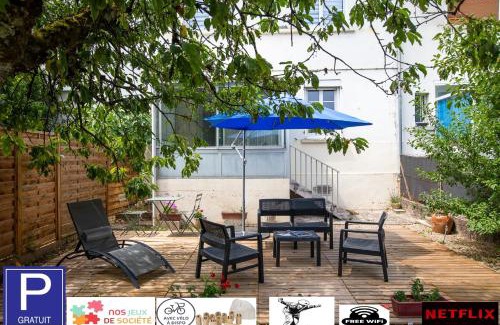 Besancon Apartment | Le coquet chez Maguy Maison de ville avec jardin