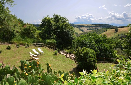 Corbara Villa | Le Coste (Orvieto) suggestive panorama, private garden, swimming pool on the farm
