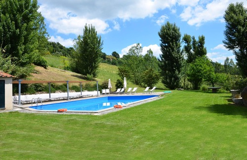 Corbara Villa | Le Coste (Orvieto) suggestive panorama, private garden, swimming pool on the farm