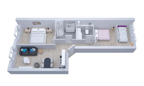 La Ferte-sous-Jouarre Apartment | Le cosy fertois-self checkin-centre-ville