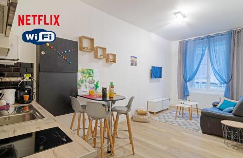 La Ferte-sous-Jouarre Apartment | Le cosy fertois-self checkin-centre-ville