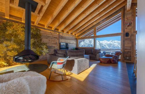 Saint-Pierre-de-Clages Apartment | Le Grimpeur, Mer de Glace Spa Access, 50m from ski lift