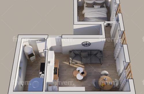 Villefranche-de-Rouergue Apartment | Le Nid 3 étoiles Wifi, Netflix, Disney, Coeur de Bastide