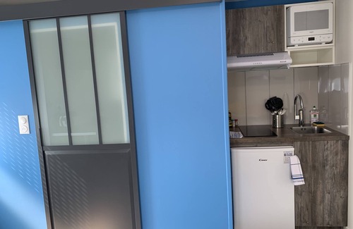 Souche Apartment | 💠Le Petit bleu💠 downtown - Wi-Fi and Netflix- Free parking