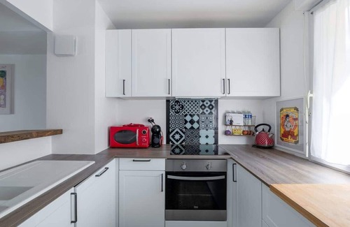 Bobigny Apartment | Le Picasso - Metro 5, terrasse, tres calme