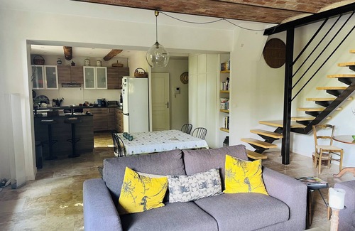 Puyvert Apartment | Le Provençal Duplex swimming pool private garden in the Luberon Lourmarin