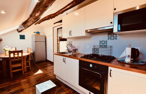 Riols Cottage | Le Sanglier - stylish, family friendly gite with heated pool, playground and terraces