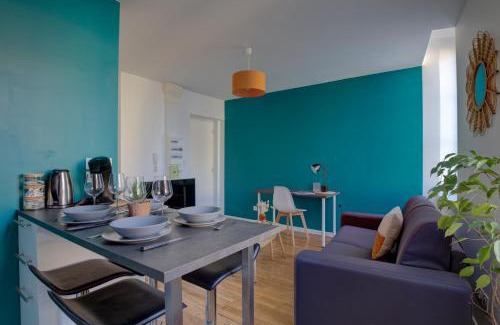 Bourg-en-Bresse Apartment | Le Tournassin-Balcon-Stationnement gratuit