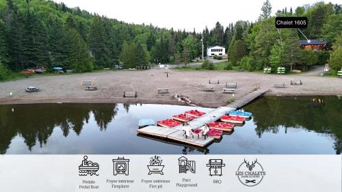 Sainte-Lucie-des-Laurentides House | Le1605 - Spa et Plage - Les chalets dans le nord