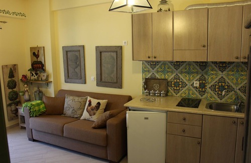 Geni Apartment | Lefkada Nydri Geni. For 4pers. apartment in residence 4 places two-room apartment p1