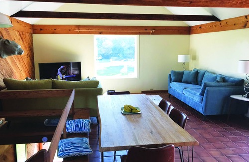 Port Haywood House | Leia's Folly, Mid-Century Modern Waterfront Retreat on the water w/kayaks & R2D2