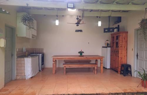 Jardim Oriental House | Leisure area, accommodation with swimming pool and barbecue. Close to the subway and SPExpo
