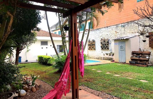 Jardim Oriental House | Leisure area, accommodation with swimming pool and barbecue. Close to the subway and SPExpo
