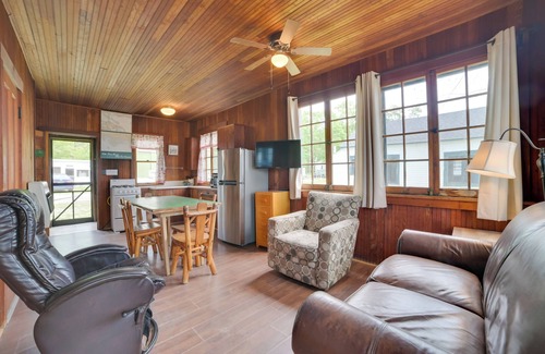 Cedarville Cabin | Les Cheneaux Islands Cabin 4 w/Deck: Pet Friendly