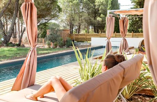 Malves-en-Minervois Bed & Breakfast | Les Gîtes de Laure - L'Eden Romantique, Chambres Hôtes, Spa privé, Couloir de nage, Adults only