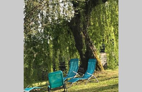 Voutezac House | LES HORTENSIAS Spacieuse Maison en ardoise du pays FIBRE