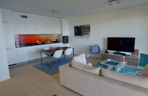 Puidoux Apartment | Les Terrasses de Lavaux 1 - Appartement de luxe avec vue panoramique et piscine