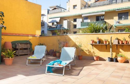 Navas Apartment | Lets Holidays Terrace Barcelona