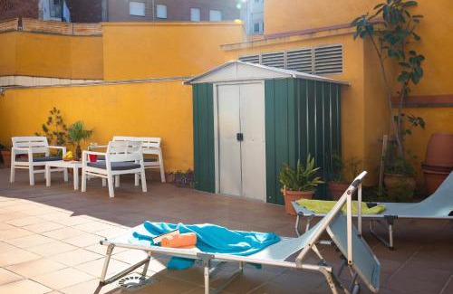 Navas Apartment | Lets Holidays Terrace Barcelona