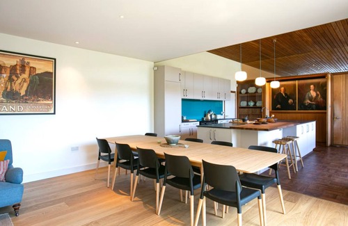 North Berwick House | Leuchie Walled Garden Luxury mid-Century holiday home that sleeps 12,
