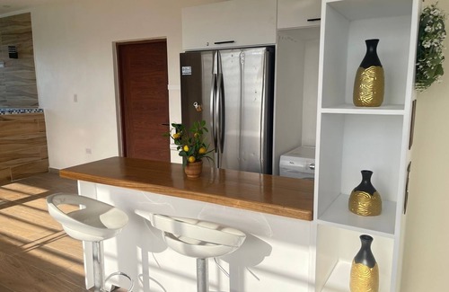 Bani Apartment | Lianas Rooftop Entire Apartment With Private Jacuzzi Just 8 min Near the Beach