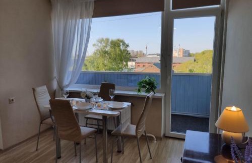 Liepaja Apartment | Libava Apartment with Balcony