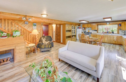 Libby House | Libby Home w/Mountain Views: Gazebo & Fire Pit!