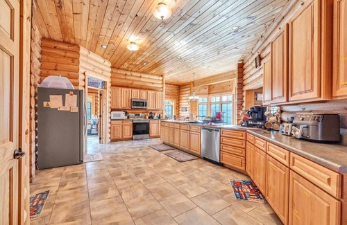 High Point House | Liberty Pines - Waterfront Log Home Rental