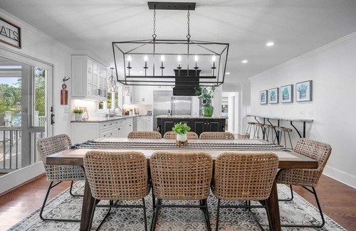 Westport House | License to Chill: Lakefront Modern Farmhouse with Dock, Kayaks, and Family Amenities