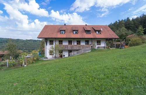 Chamerau Apartment | Liebevolle Ferienwohnung mit Terrasse auf Ferienbauernhof