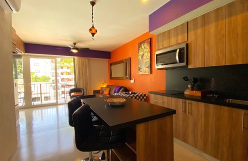 Bucerias Apartment | LIFE Bucerias 216 APT just one block on the beach in Golden zone