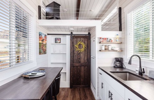 Apple Valley Apartment | Lil' Blue Oasis Tiny Home