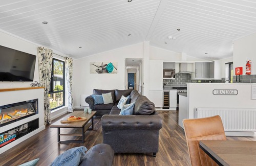 Lifton House | Lilac Lodge, 22 Roadford Lake Lodges - hot tub/pet friendly