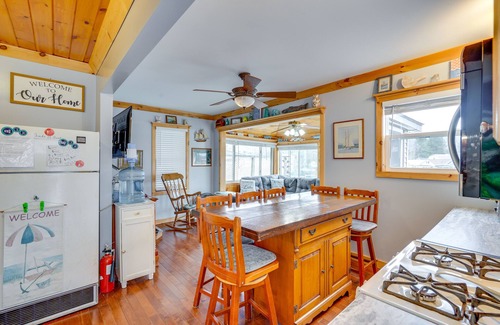 Lime Lake-Machias Cottage | Lime Lake Cottage w/Lakefront Deck & Dock!