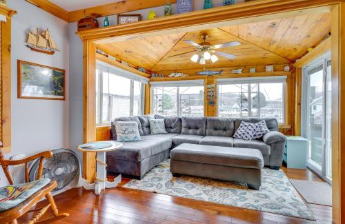 Lime Lake-Machias House | Lime Lake Cottage with Lakefront Deck and Dock!