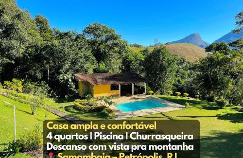 Petropolis House | Linda Casa 4qts Piscina Churrasqueira Petrópolis - Venha para a Festa do colono Alemão Bauernfest 2025