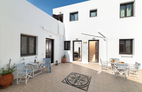 Lindos Apartment | Lindos Olive Suite - luxury apartment with private roof terrace and seaview