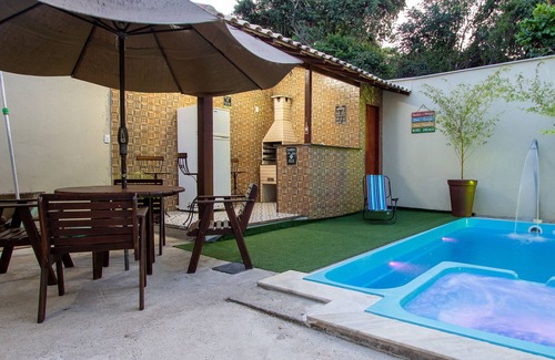 Sao Jose House | Line Rio-House Family 3 Bedrooms, Garage, Pool, Barbecue, Wifi