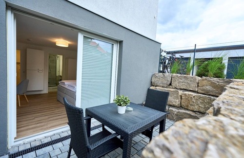 Petersberg Apartment | ★ Liobablick Nr.5 ★ Apartment with terrace - centrally located in Petersberg/Fulda