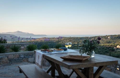 Paidochori Villa | Listen to Nature in a Renovated Traditional Hilltop Villa Liodosifis with Heated Pool