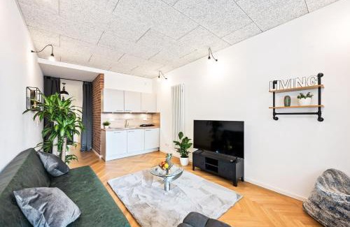 Neckarstadt-West Apartment | Lit Living - Luxus Loft - Box Spring - Air Con - BBQ - Panorama