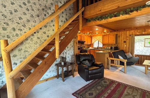 Monarch Cabin | Little Belt Getaway! 3 bedroom 2 bath cabin with WiFi and hot tub.