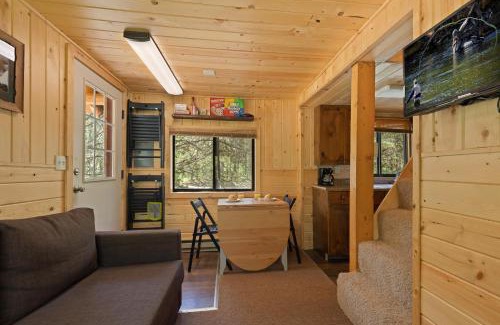 Island Park House | Little Fox by KABINO Fire Pit Large Yard Loft with Low Ceiling Grill WiFi