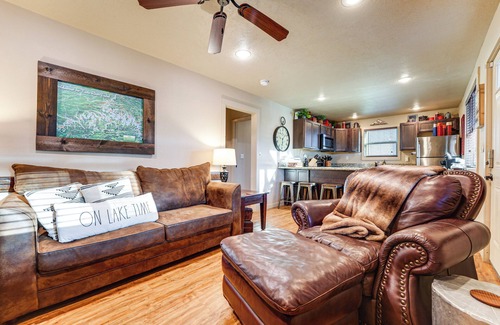 Lampe Cabin | Little Indian Resort Cabin: Pool + Walk to Lake!