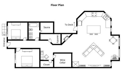 Saratoga House | Little Paradise with Sauna Garden near Downtown