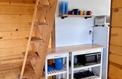 Duck Creek Village Cabin | Little Red Cabin with WiFi in Duck Creek Village